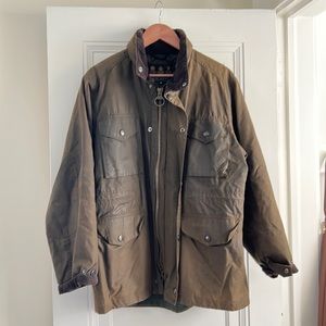 Waxed cotton Barbour jacket